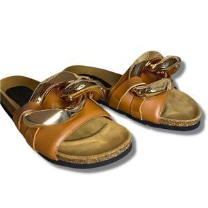 Imitation Luxury J.W. Anderson Tab Chain Loafer Slide Size 38